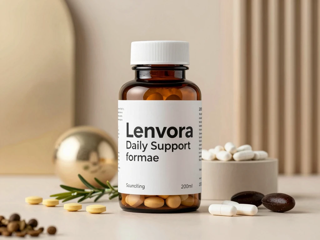 Lenvora product bottle and packaging displayed on a clean surface